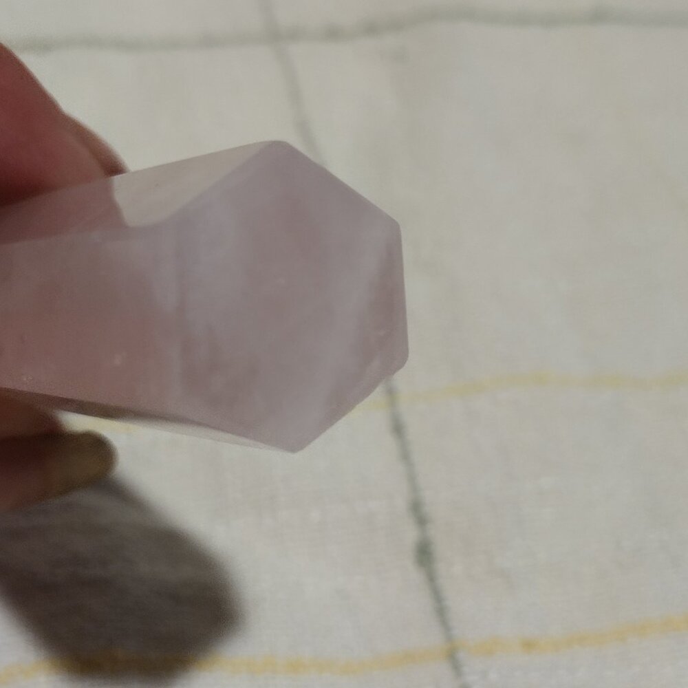 Rose Quartz Tower Point - Picture 8 of 8